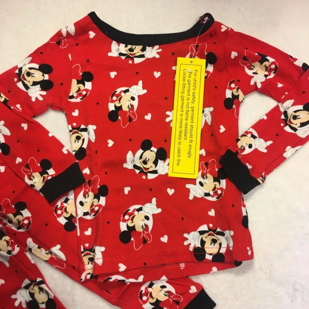 Minnie Mouse Disney‎ pajamas New with Tags 2T